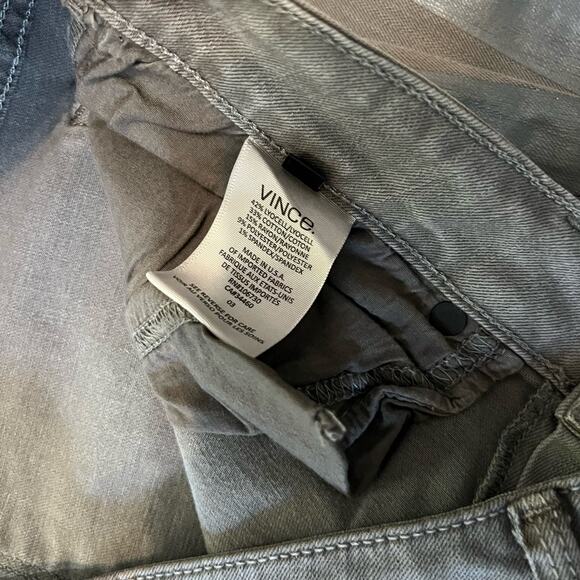 Vince Gray Silverfin Wash Tuxedo Stripe Tonal Dylan Skinny Jeans 29 - Picture 10 of 15